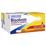 Bisolvon Chesty Forte Tablets - Cough Tablets - 100 Pack