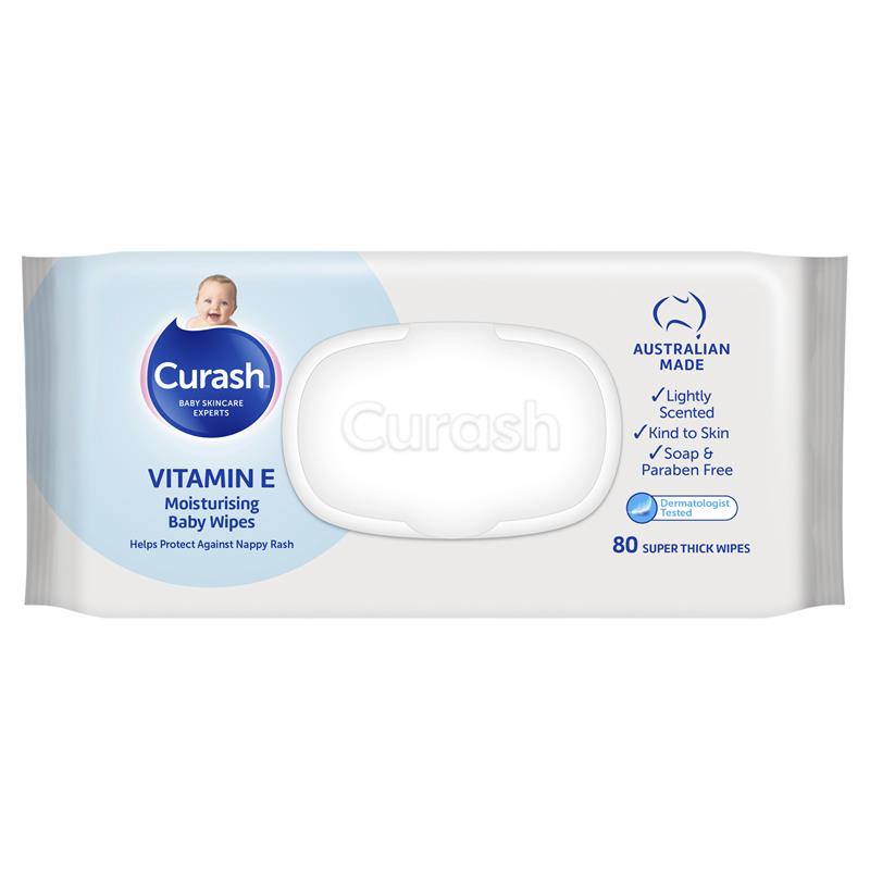 Buy Curash Simply Water Wipes 6 x 80 Pack Online at Chemist Warehouse®