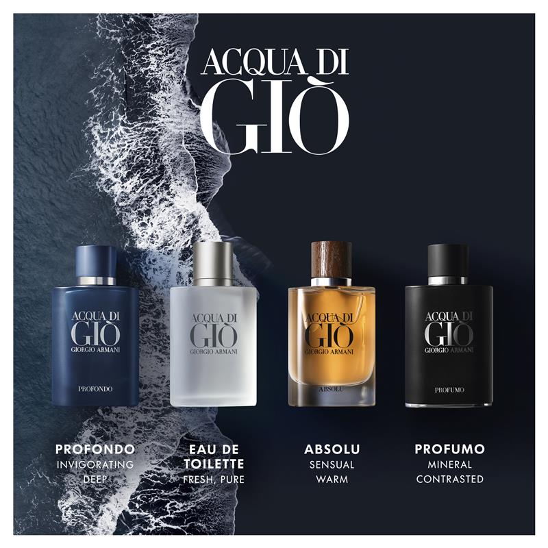 Buy Acqua Di Gio for Men Eau de Toilette Spray 100ml Online at Chemist ...