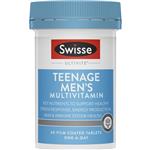 Swisse Teenage Ultivite Men's Multivitamin 60 Tablets