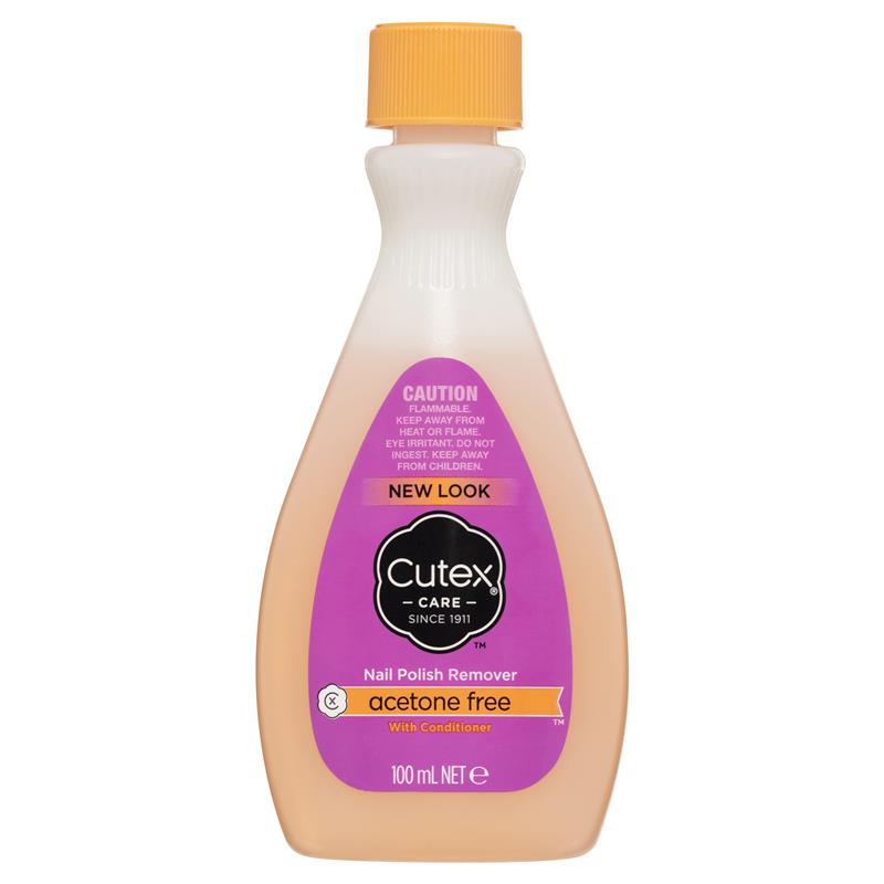 Buy Cutex Nail Polish Remover Acetone Free 100ml Online At Chemist Warehouse