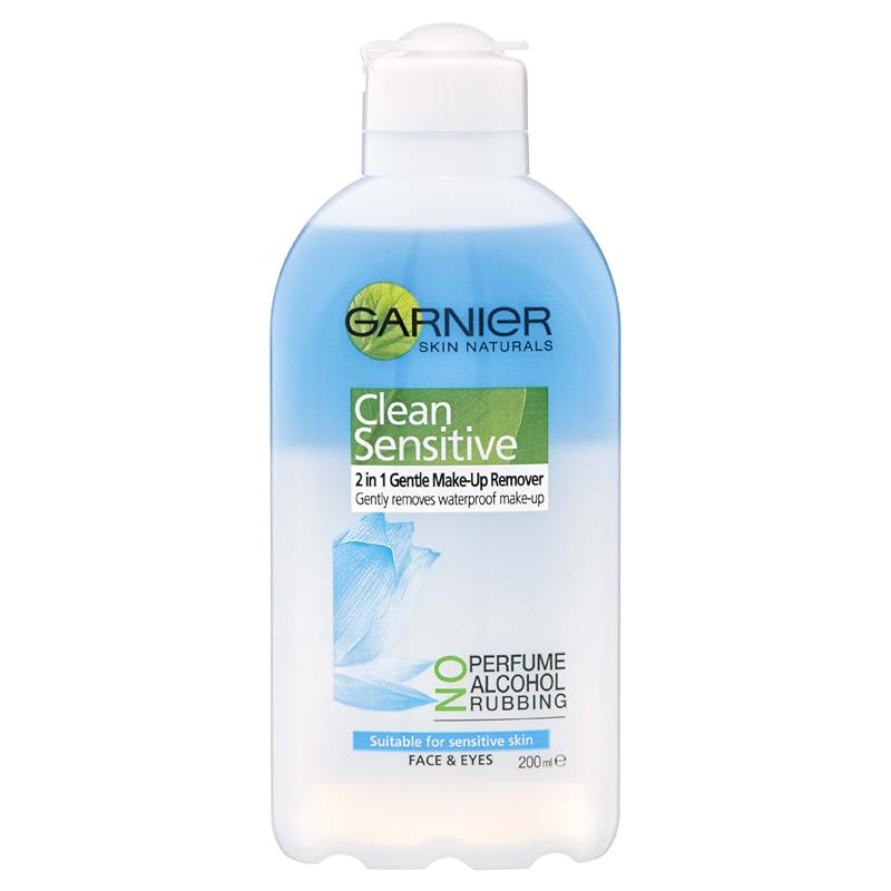 Buy Garnier  Clean Sensitive 2 in 1 Waterproof Face and Eye 