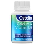 Ostelin Calcium & Vitamin D3 - with Vitamin D for Bone Health & Immunity - 60 Tablets