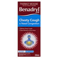 Buy Benadryl PE Chesty Cough & Nasal Congestion Non-Drowsy Berry ...