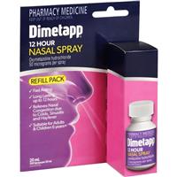 Buy Dimetapp 12 Hour Nasal Spray Refill 20mL Online at Chemist Warehouse®