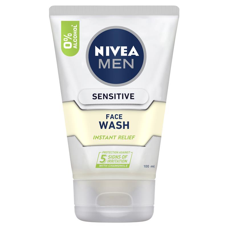 Buy Nivea for Men Face Wash Sensitive 100mL Online at Chemist Warehouse®