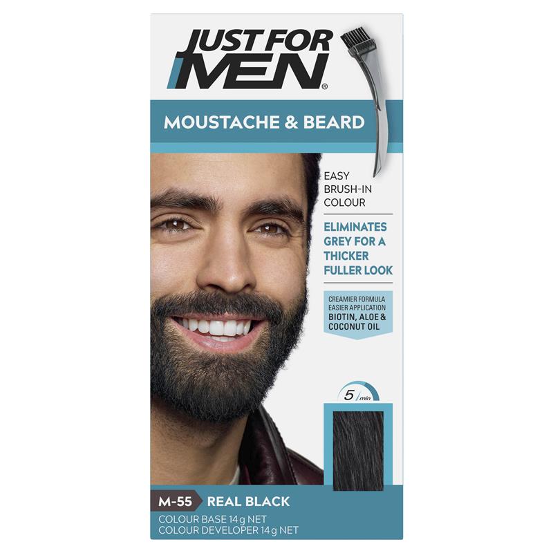 Buy Just for Men Beard Colour - Real Black Online at Chemist Warehouse®