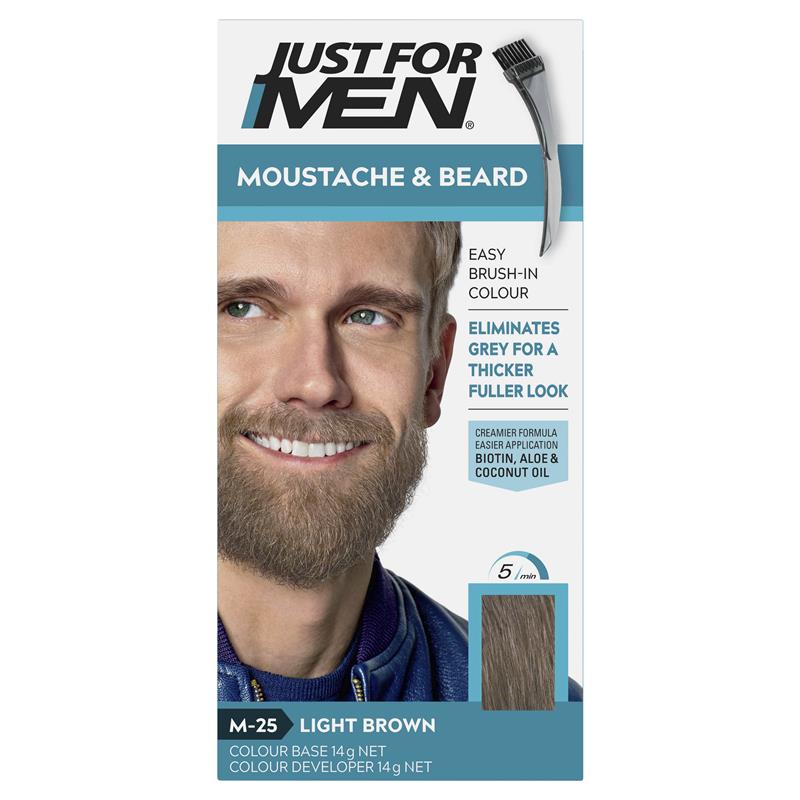 Buy Just For Men Moustache & Beard Colour, M-55 Real Black Online