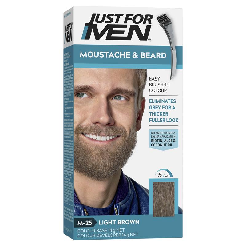 Buy Just for Men Beard Colour - Light Brown Online at Chemist Warehouse®