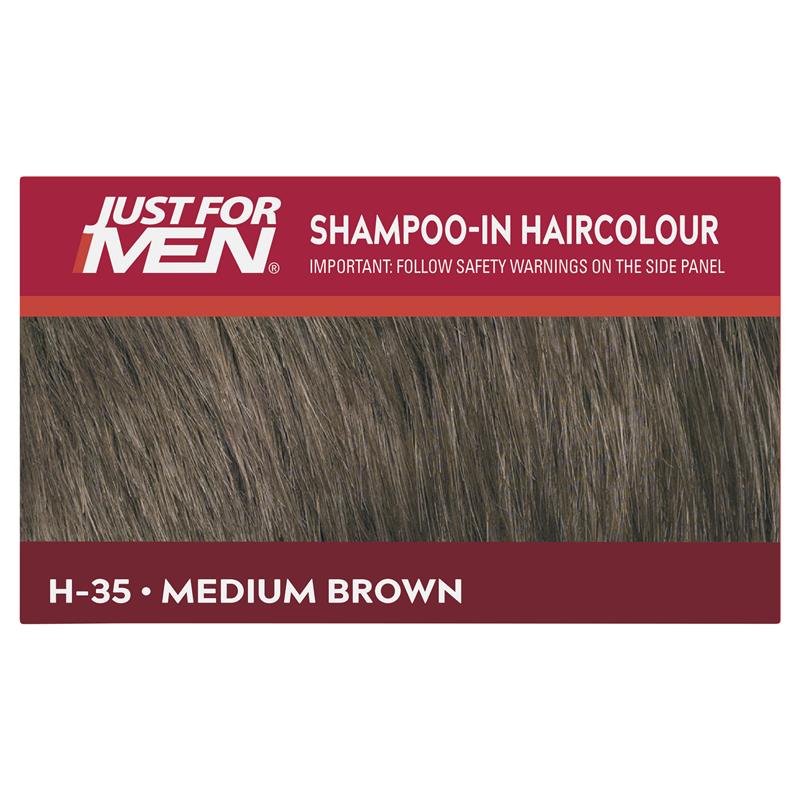 Buy Just for Men Hair Colour Natural Medium Brown Online at Chemist  Warehouse®