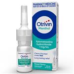 Otrivin Adult Nasal Spray Menthol 10ml