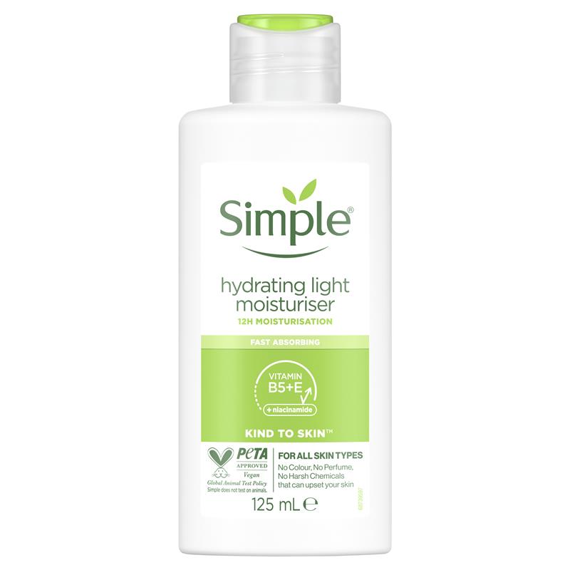 Buy Simple Kind To Skin Light Moisturiser Hydrating 125ml ...