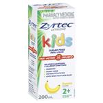Zyrtec Kids Allergy Antihistamine & Hayfever Oral Liquid Banana 200mL