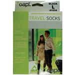 Oapl 41034 Travel Socks Black Large