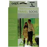 Oapl 41038 Travel Socks Beige Large