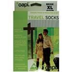 Oapl 41039 Travel Socks Beige Extra Large