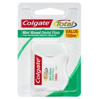 colgate mint waxed dental floss