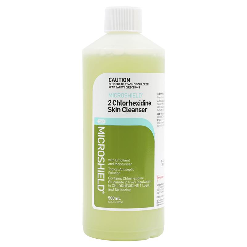 Buy Microshield 2 Chlorhexidine Skin Cleanser 500ml Online at Chemist  Warehouse®