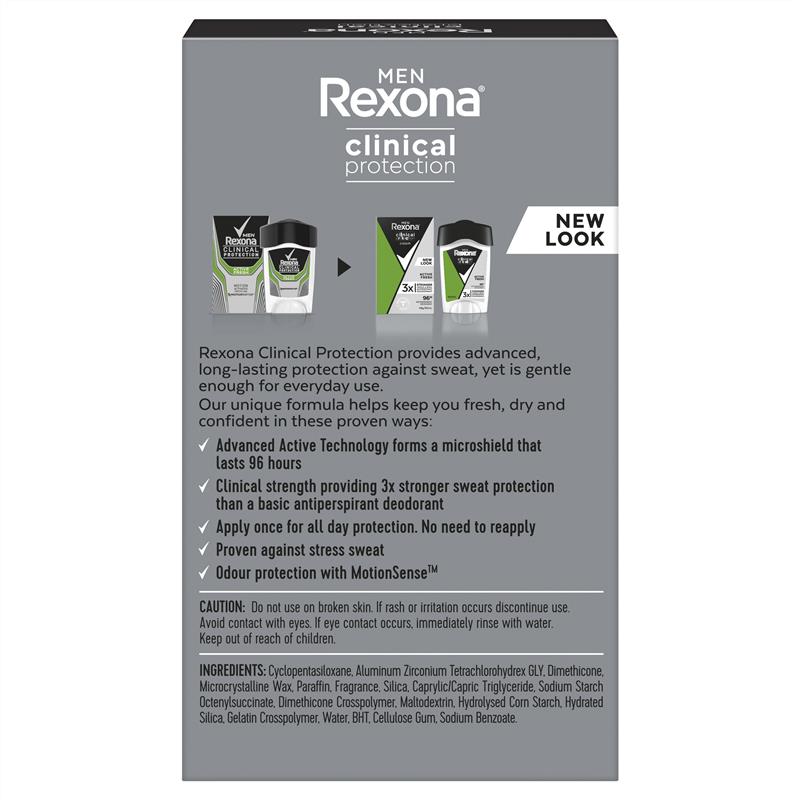 Rexona Clinical Cream Clean 3x More Protection 96 Hour