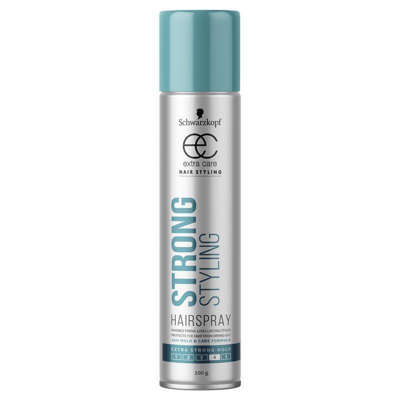 Buy Schwarzkopf Extra Care Strong Styling Hairspray Maximum Hold 100g  Online at Chemist Warehouse®