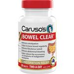 Carusos Quick Cleanse Bowel Clear 30 Tablets