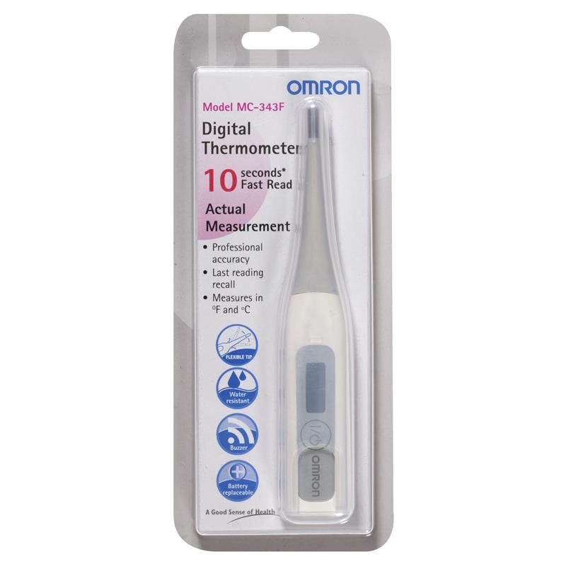 Omron MC343F Flexi Tip 10 Second Thermometer 