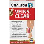 Carusos Veins Clear 30 Tablets