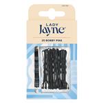 Lady Jayne Bobby Pins, Black, 4.5 Cm, Pk25