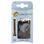 Lady Jayne Bobby Pins, Brown, 4.5 Cm, Pk50
