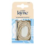 Lady Jayne Snagless Elastics, Blonde, Pk18