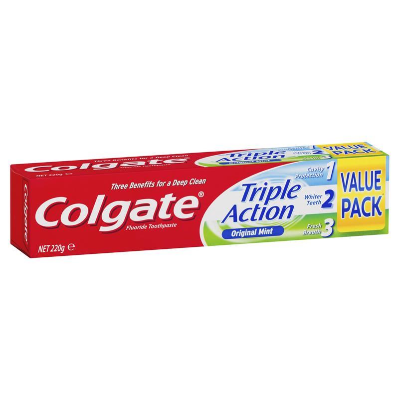 Colgate Toothpaste Triple Action 220g