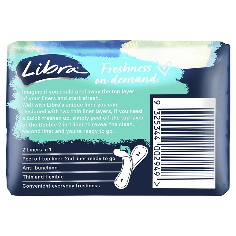 Buy Libra Double Liners So Slim 20 Online at Chemist Warehouse®