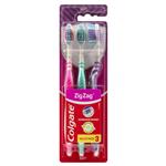 Colgate Zig Zag Deep Interdental Clean Toothbrush Flex Soft Value 3 Pack