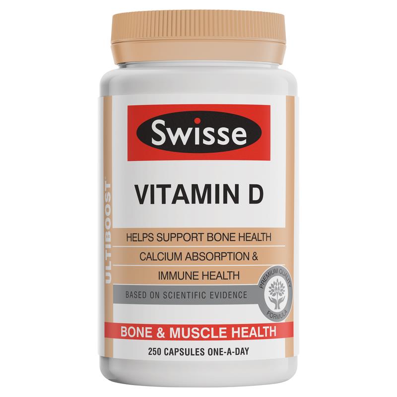 Buy Swisse Ultiboost Vitamin D 250 Capsules Online At Chemist Warehouse