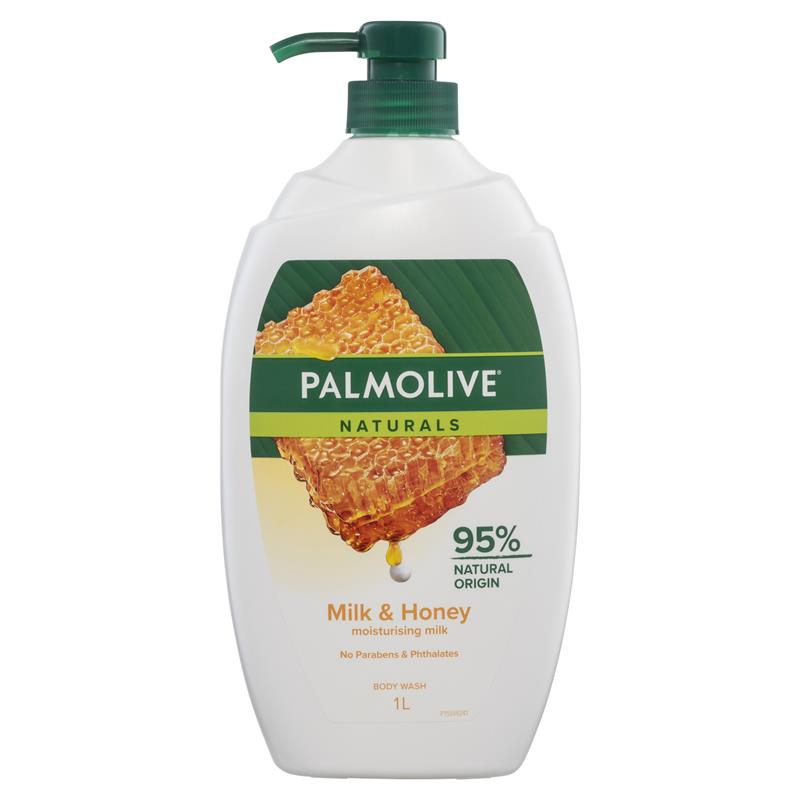 Spijsverteringsorgaan waterstof Storen Buy Palmolive Naturals Body Wash Milk & Honey Shower Gel 1L Online at  Chemist Warehouse®