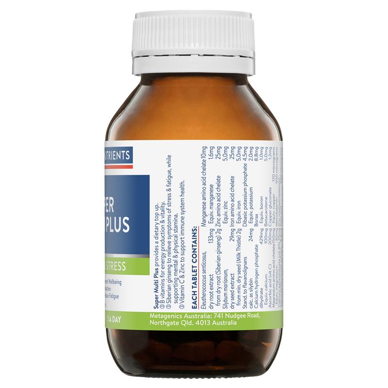 Buy Ethical Nutrients Super Multi Plus 60 Tablets Online At Epharmacy®