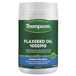 Thompson's Gel-Free Flaxseed Oil 1000mg 400 Capsules