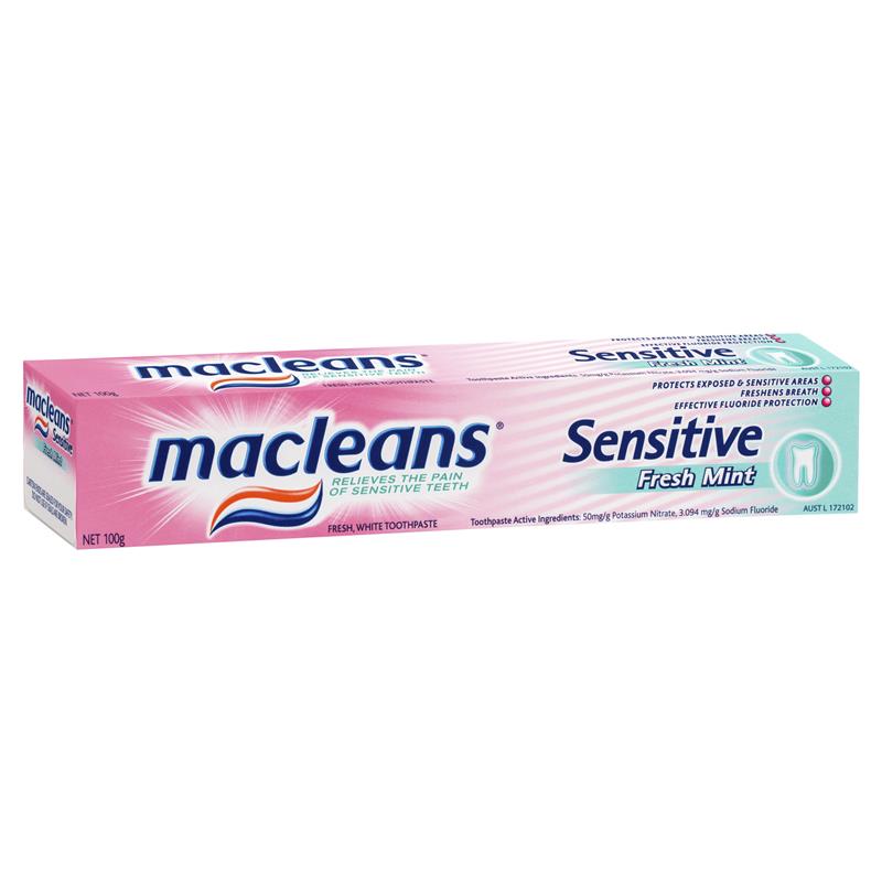 Macleans Toothpaste Sensitive Fresh Mint 100g