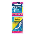 Piksters Inter Brush Size 3 Pack 10 (yellow)
