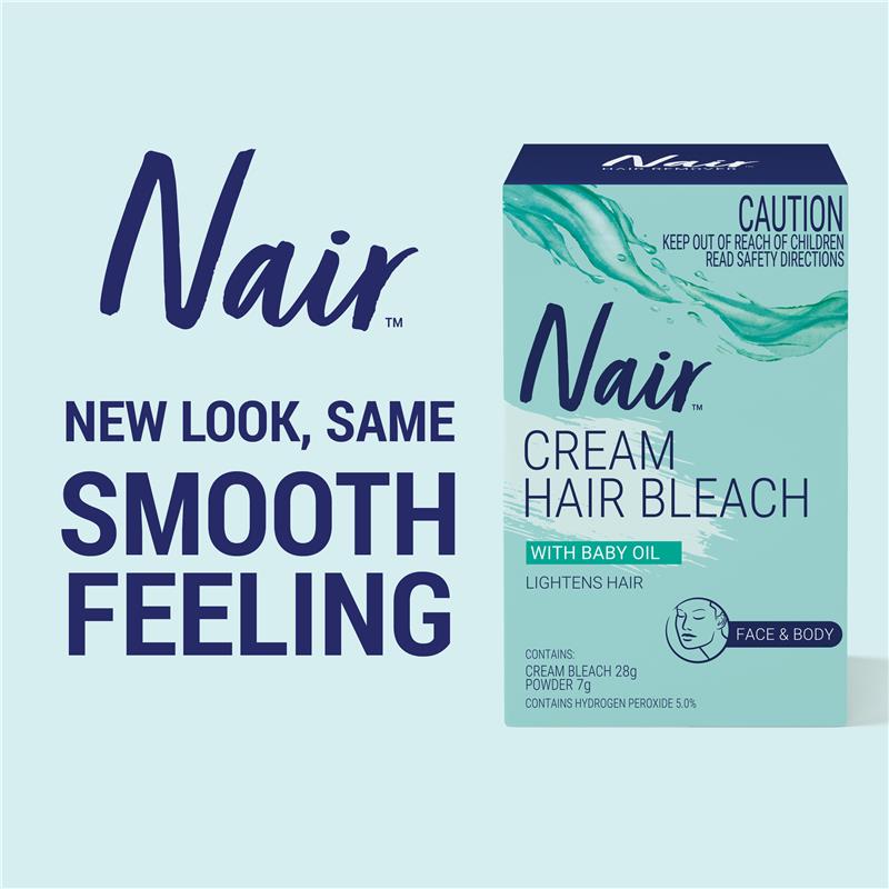 Buy Nair Cream Bleach for Face & Body 28g + 7g Online at Chemist Warehouse®