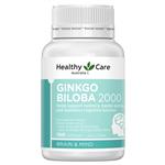 Healthy Care Ginkgo Biloba 2000 100 Capsules