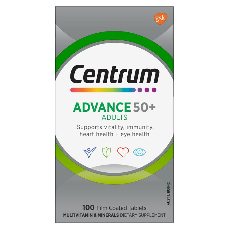从澳洲Chemist Warehouse中文官网购买Centrum 善存Advance 50岁以上复合维生素100片