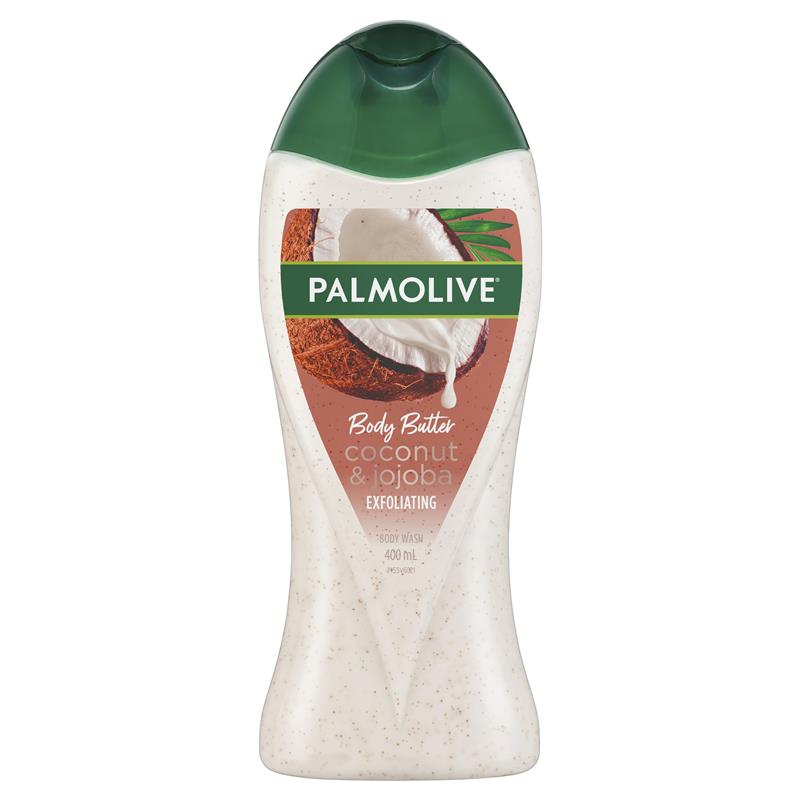 Palmolive Body Butter Coconut Scrub Body Wash 400ml