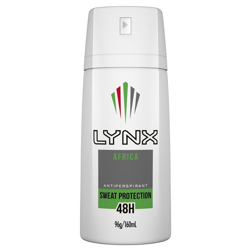 Lynx Antiperspirant Deodorant Aerosol Africa 96g