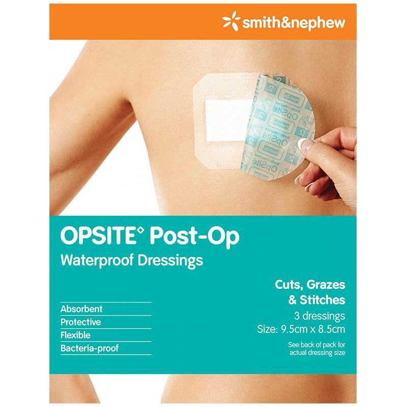 Buy Opsite Post-Op 9.5cm x 8.5cm Single Dressing Online at Chemist  Warehouse®