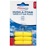 Surgipack 6257 Ear Plugs Hush Taper Regular 3 pack