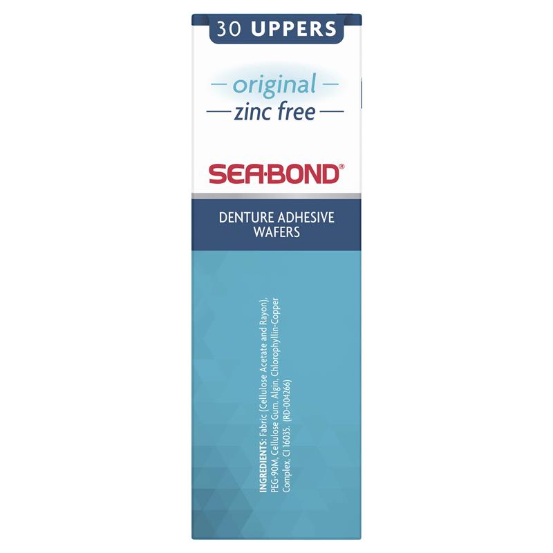 Buy Sea Bond Denture Adhesive Uppers 30 Online at Chemist Warehouse®