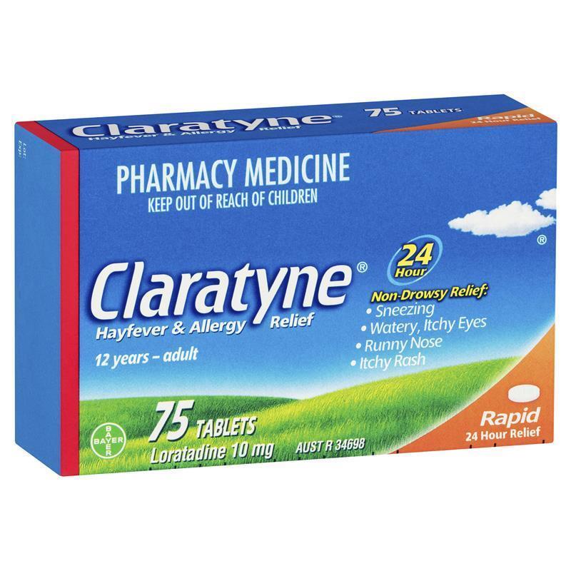 Claratyne Non-Drowsy Tablets 75