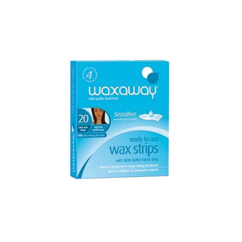 Buy Waxaway Ready To Use Sensitive Wax Face 20 Strips Online At Chemist Warehouse®