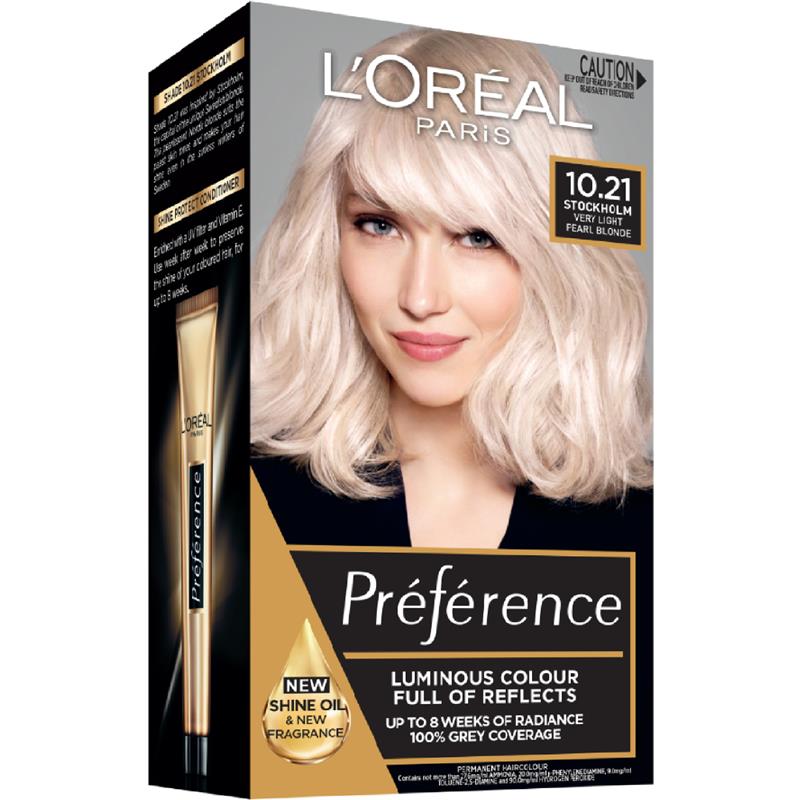 Buy L'Oreal Paris Preference Stockholm 10.21 Very Very Light Pearl ...